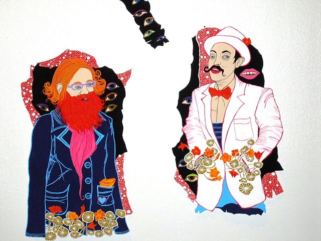 Azazel and the Bearded Ladies (detail)