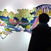 Double Ophelia installation at Rollup Gallery