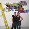 Double Ophelia installation at The Red Poppy Art House (with Marisa Aragona)