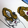 Double Ophelia detail (women and elephants never forget, nor does Dorothy Parker)