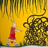 Gayly It Lived and Gallantly It Died (zombie rabbit detail)