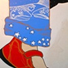Falling for Salmon Ghosts (detail)