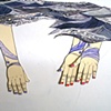 Falling for Salmon Ghosts (detail)