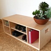 Maple Storage Bench