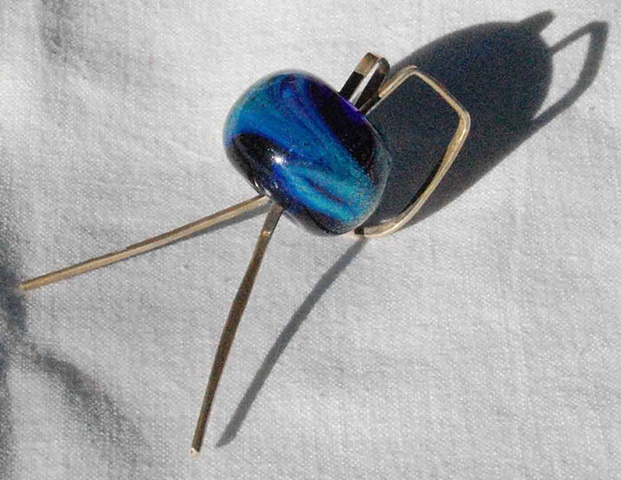 Cobalt and kronos on pendant fitting