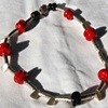 Red and Black and lots of silver