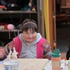 Dana and Margaret working in the studio.