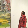 Mary on UB Anderson Gallery field trip.