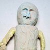 Completed clay doll by Ron Steele.