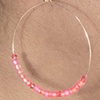 Angela Robb wearing her handmade jewelry.