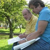 Sketching trip to Forest Lawn.