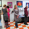 Blue Sink Gallery reception for Kimber Rodgers.