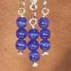 Angela Robb wearing her handmade jewelry.