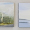 Foggy Morning in Maine, triptych