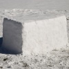 JUDD'S BOX(Untiltled 1972) MADE WITH SNOW