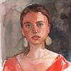 Self Portrait in Red