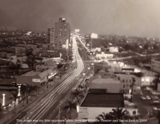 "Wilshire Blvd . . . facing East-1-1958"