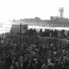 The rock group "The Doors" on the pier in Venice (circa 1968)