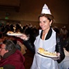 "Maria Shriver"
Serving Dinner
at the  St Monica's
Thanksgiving Day
Charity Feast