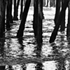 "Under the pier"