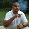 Jaime Smoking A Cigar, Summer 2010