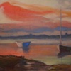 Polpis Harbor --autumn sunset