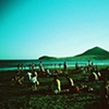 On the beach