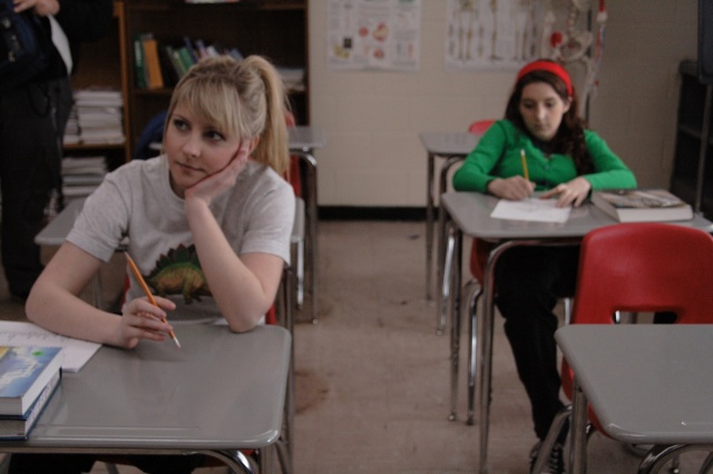 Claire and Wendy at School