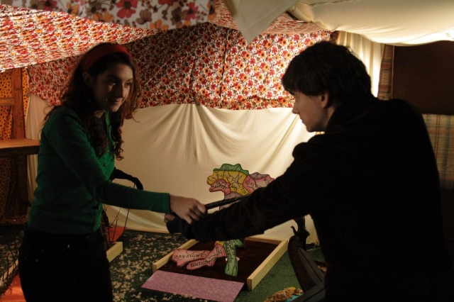 Bird Shows Wendy the Golf Course Within the Pillow Fort