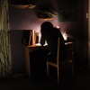 Wendy Studies in her Bedroom