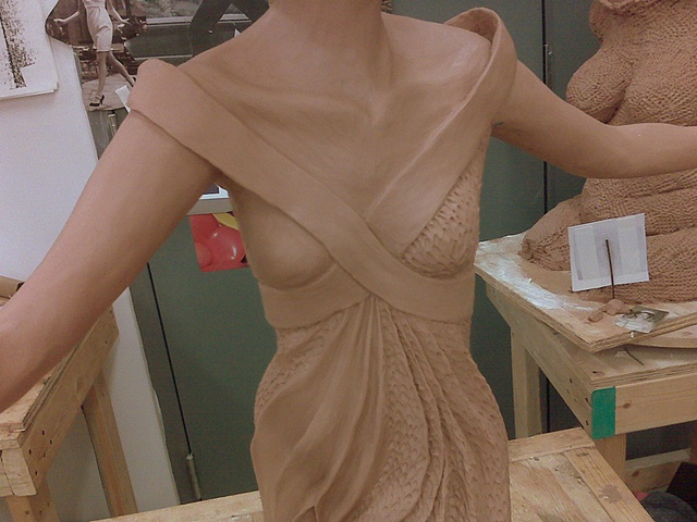 Walking with Time-closeup front bodice