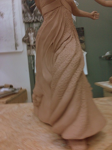Walking with Time-closeup skirt front