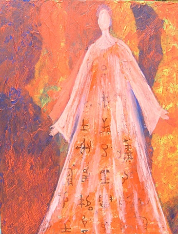 Lady in orange