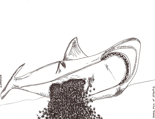 Shark Full of Spiders