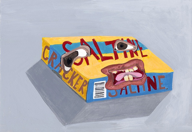 Allison Hester painting cracker figure mouth