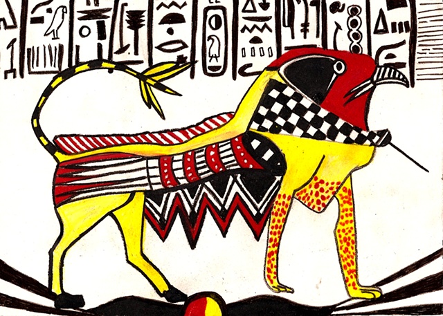 allison hester mythical animal pattern