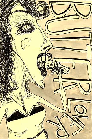 Butter Lover, Art, Allison Hester, Drawing