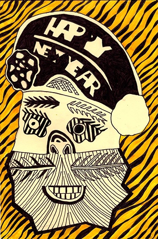 Happy Holiday New Year Santa Allison Hester