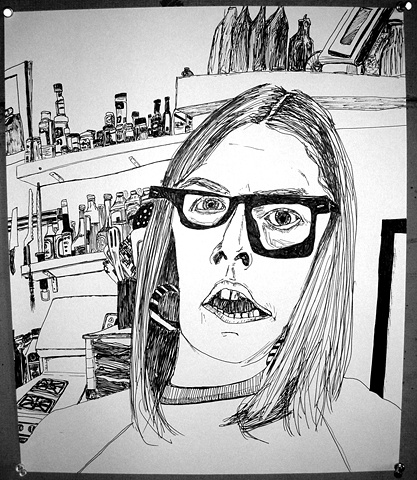 Allison Hester Kitchen Self-Portrait
