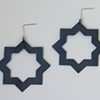 Mosaic Star Cut Out Dangles - Large