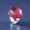 Fleur Ring - with red patina