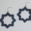 Mosaic Star Cut Out Dangles