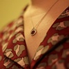 Poppy Pendant - Champleve