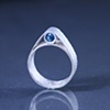 Arch Ring - Blue Topaz
