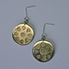 Mosaic Ear Drops - Neg Space with Back