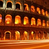 Colosseum Blurry Traffic