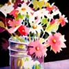Abstract Daises