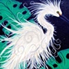 Snowey Egret Art Deco