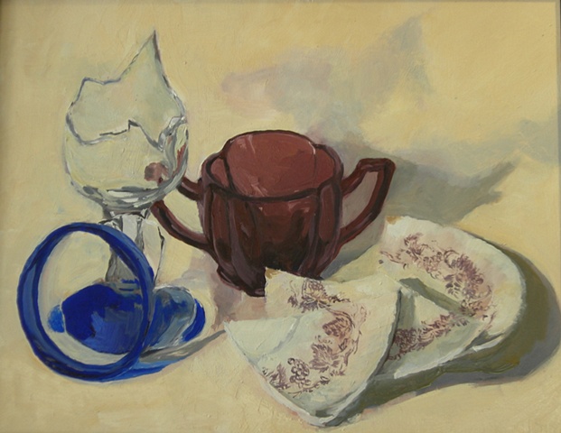 Bronx-originated tableware, broken and not