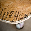 'Untitled' (Detail of rhinestone table)